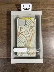 Heyday™ Apple iPhone 13 Hülle Antimikrobiell Hartschale - Abstrakt Botanisch Grün - Bild 1 von 3