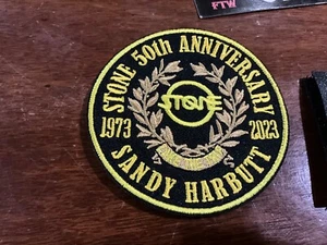 AUS SELLER 50TH ANNIVERSARY EDITION 1 x embroidered sew on vest patch biker MC - Picture 1 of 2