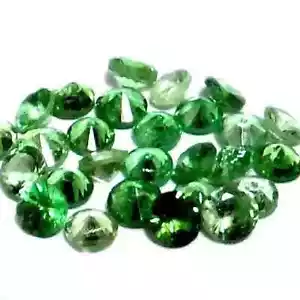 RARE Natural Tsavorite 10pcs Loose Stones 2.3 mm Fine Quality Gemstone Jewellery - Picture 1 of 4