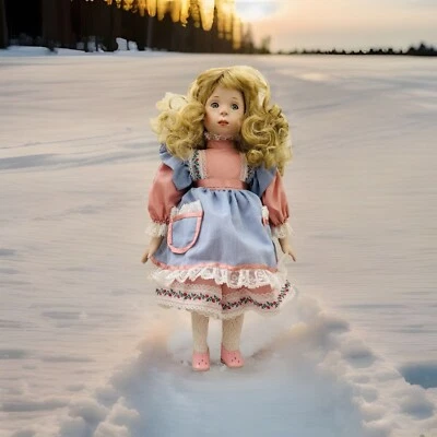 Dynasty Doll Collection “Elaine” Porcelain Decorative Girl Doll (2002) - Image 1 of 4