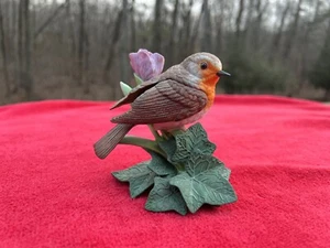 Vintage 1994 Lenox Porzellan "Eurpean Robin" Vogel Figur - Bild 1 von 9