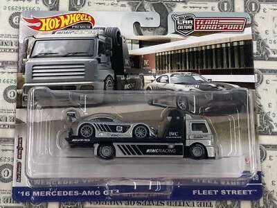 Hot Wheels Car Culture Team Transport '16 Mercedes-AMG GT3 Fleet Street #48 IWC - Image 1 of 4