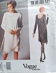Vintage Tom and Linda Platt Vogue Pattern - 1345 (Uncut) - Size 6 8 10- Dress - Picture 1 of 3