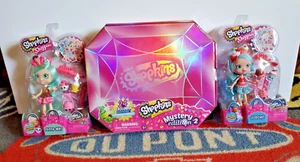 Lot 3 Shopkins Mystery Edition Gem Box-Shoppies/Peppa-Mint-Jessiecake New. - Picture 1 of 16