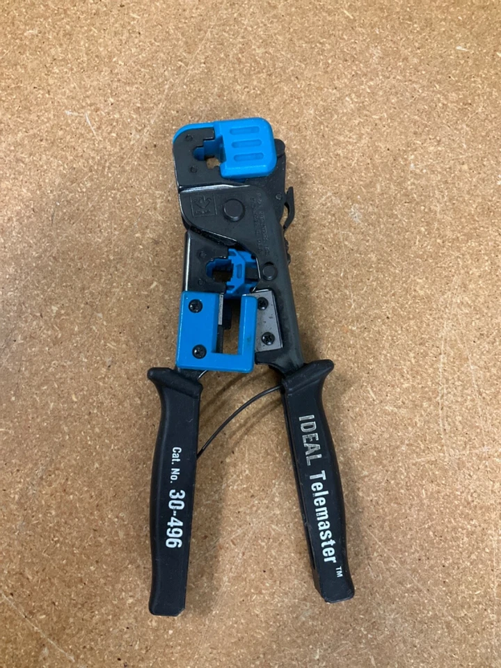Ideal Tools 30-496 Telemaster RJ-11/RJ-45 Tool CAT5 CAT5e CAT6 CAT3 VOICE/DATA - Image 1 of 1