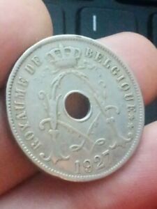 BELGIUM 25 Centimes - Albert I French text CES 1927 Copper-nickel 6.5g ⌀26mm -1