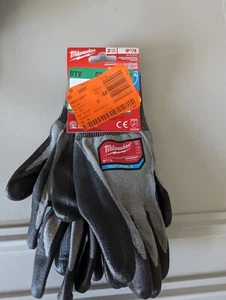 Milwaukee High Dexterity Polyurethane Dipped Gloves - Picture 1 of 7