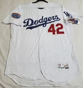AUTHENTIC SIZE 48 XL LOS ANGELES DODGERS JACKIE ROBINSON FLEX BASE Jersey - Picture 1 of 5