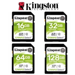 SD Card 32GB 64G 256G 128G Kingston Class10 HD Video Camera SD SDXC Memory Card - Picture 1 of 12