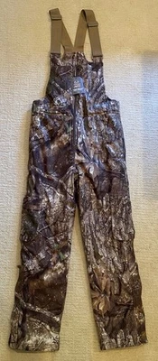 NEW Men’s Realtree Waterproof Insulated Bibs APX Camo MEDIUM - Image 1 of 4