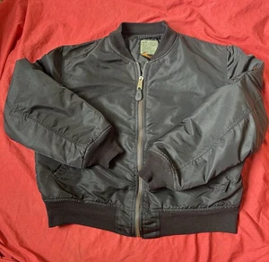 Vintage Alpha Industries Bomber Flyer Jacket Size XL - Picture 1 of 8