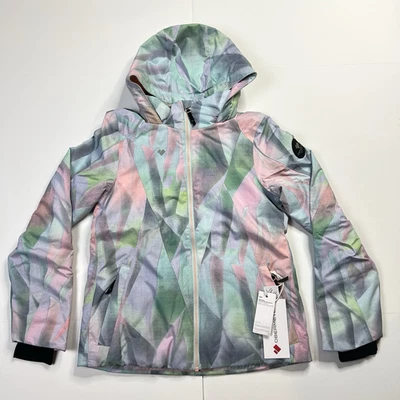 Chaqueta para Nieve Obermeyer Rylee Estampado Prisma Multicolor Adolescentes Niñas Grande 14-16 Nueva con Etiquetas Foto 1 de 4