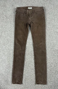 Free People Cordhose Damen 25 braun Low Rise Skinny Leg Freizeit *29x31 - Bild 1 von 10