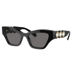 Gafas de sol Swarovski SK 6021 100181 negras de plástico irregulares lentes polarizadas grises - Imagen 1 de 3