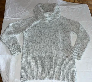 Ivanka Trump Sweater Women’s Size Small Gray Turtleneck Cowell Neck Sweater - Picture 1 of 9