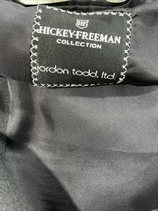 Hickey-Freeman Hombre Abrigo Gris Carbón 2-Btn Traje de Lana 42R 46 L - Imagen 1 de 16