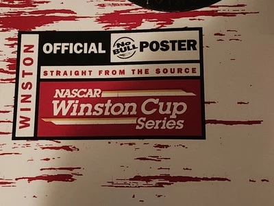 1997nascar Winston cup poster depicting all drivers scheduled to run in all star - Image 1 of 4