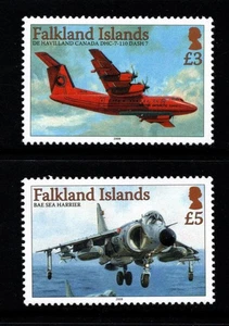 FALKLAND ISLANDS  2008  AIRCRAFT  TOP 2 VALUES  £3 & £5   MNH - Picture 1 of 1
