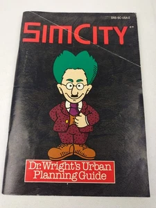 SNES 1989 SimCity Super Nintendo Dr. Wrights Urban Planning Guide Manual Booklet - Picture 1 of 3