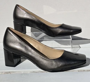 Naturalizer Pumps Blockabsatz Karina olivgrün Lackleder 9,5 - Bild 1 von 7