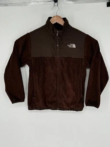 The North Face Brown Fleece Full Zip Jacket Girls Large Q0 - Picture 1 of 7