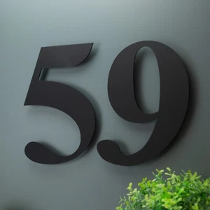 Classic House Numbers Address Signage - Multiple Sizes & Colours Available - Picture 1 of 4