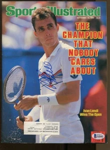 Ivan Lendl Signed Sports Illustrated 9/15/1986 Autographed US Open Beckett - Picture 1 of 1