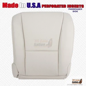 2007 - 2012 For Lexus LS460 LS600h Passenger Bottom Vinyl Seat Cover Alabaster - Picture 1 of 10