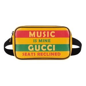 Gucci belt bag Music is mine seats reclined Yellow 95cm 26553GB - Picture 1 of 7