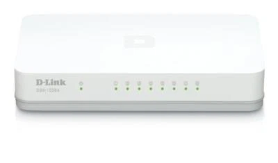 D-LINK 8-Port Gigabit Desktop Home or Office 1000Mbps Switch Energy Efficient - Image 1 of 4