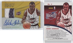 2013-14 Panini Select Jersey Auto Gold Prizm /10 Eddie Johnson #2 Auto