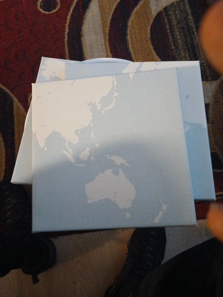 World Map Wall Art 3 peice - Image 1 of 1