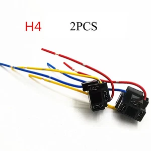 H4 3 Pin Headlight/Replacement Repair Bulb Holder Connector Plug Wire Socket - Picture 1 of 5