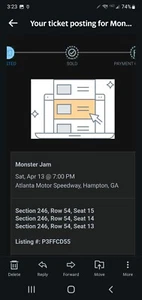 monster jam tickets new - Picture 1 of 1