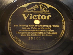 The Benson Orchestra Of Chicago - I'm Drifting Back to 78 - Victor 19101 - Foto 1 di 1