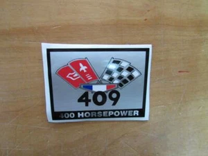409 Chevy Emblem Decal Laminated Decal 409 - Picture 1 of 1