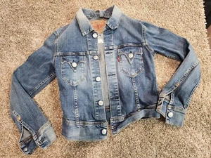 Vintage Levi’s Medium Jr Blue Denim Jacket , Size M JR SKU No.586 - Picture 1 of 14