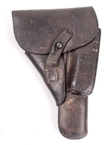 Pistolentasche Wehrmacht für FN M1935 High Power. Stark getragenes Stück - Bild 1 von 9