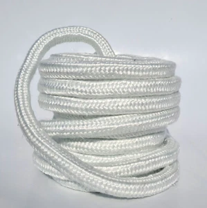 Ofendichtung Glasfaserschnur Dichtschnur Kamindichtung 15x15mm weiß Vierkant 3 M - Bild 1 von 2