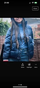 Blue Navy Tommy Hilfilger Jacket Fits xs/s - Picture 1 of 2
