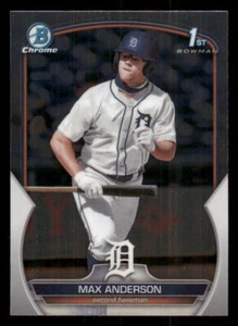 2023 Bowman Chrome Draft #BDC144 Max Anderson - Imagen 1 de 2