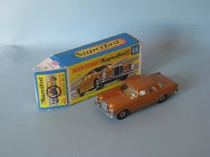 Lesney Matchbox 46 Mercedes 300SE Gold Body Boxed Superfast England - Picture 1 of 4