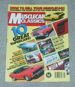 MUSCLECAR CLASSICS 1989 JUNE - COPO, BOSS429, AMX - Imagen 1 de 1