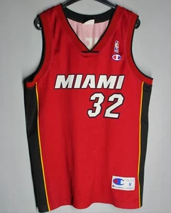 NBA MIAMI HEAT BASKETBALL SHIRT JERSEY CHAMPION SHAQUILE O'NEAL #32 SIZE M - Picture 1 of 7
