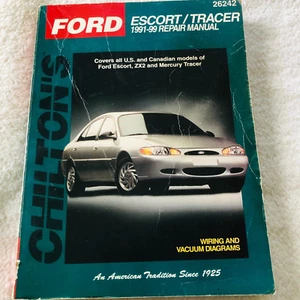 CHILTON PB REPAIR MANUAL #26242 FORD Escort/ZX2 and Mercury Tracer 1991-99 - Picture 1 of 10
