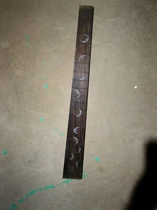 one Electric Guitar Fretboard Rosewood For 24 Fret Guitar neck 25.5 inch Pearl - Picture 1 of 3