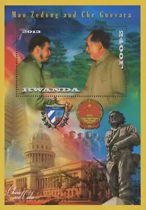 Mao Zedong Che Guevara China Souvenir Sheet Mint NH - Picture 1 of 1