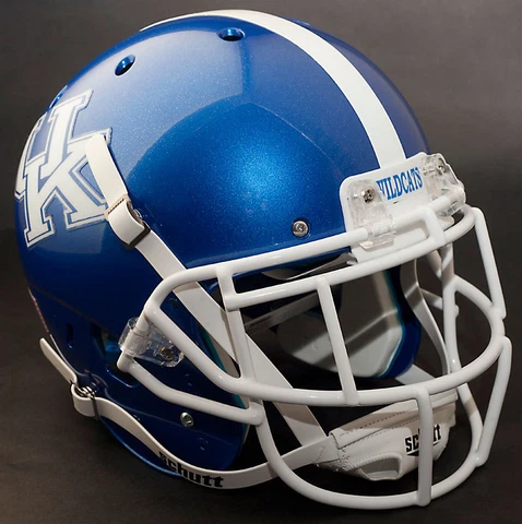 *CUSTOM* KENTUCKY WILDCATS NCAA Schutt XP Authentic GAMEDAY Football Helmet Cover