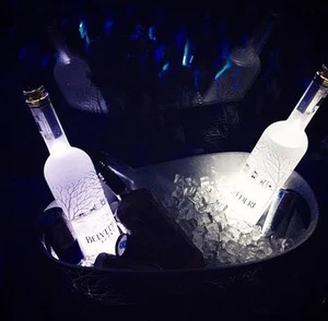 PEGATINA DE BOTELLA LED BARRA PANTALLA BRILLO ILUMINACIÓN PEGATINA VIP - PAQUETE DE 5 - MINI BRILLO - Imagen 1 de 4