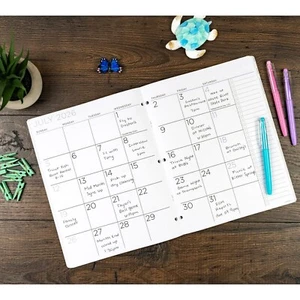 See It Bigger Apr 2025 - Mar 2027 Large Print Monthly Planner Contact Notes - Picture 1 of 10